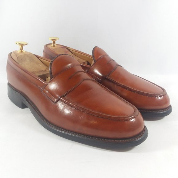 Allen Edmonds \'Cole\' Cognac Leather Penny Loafers main image 5